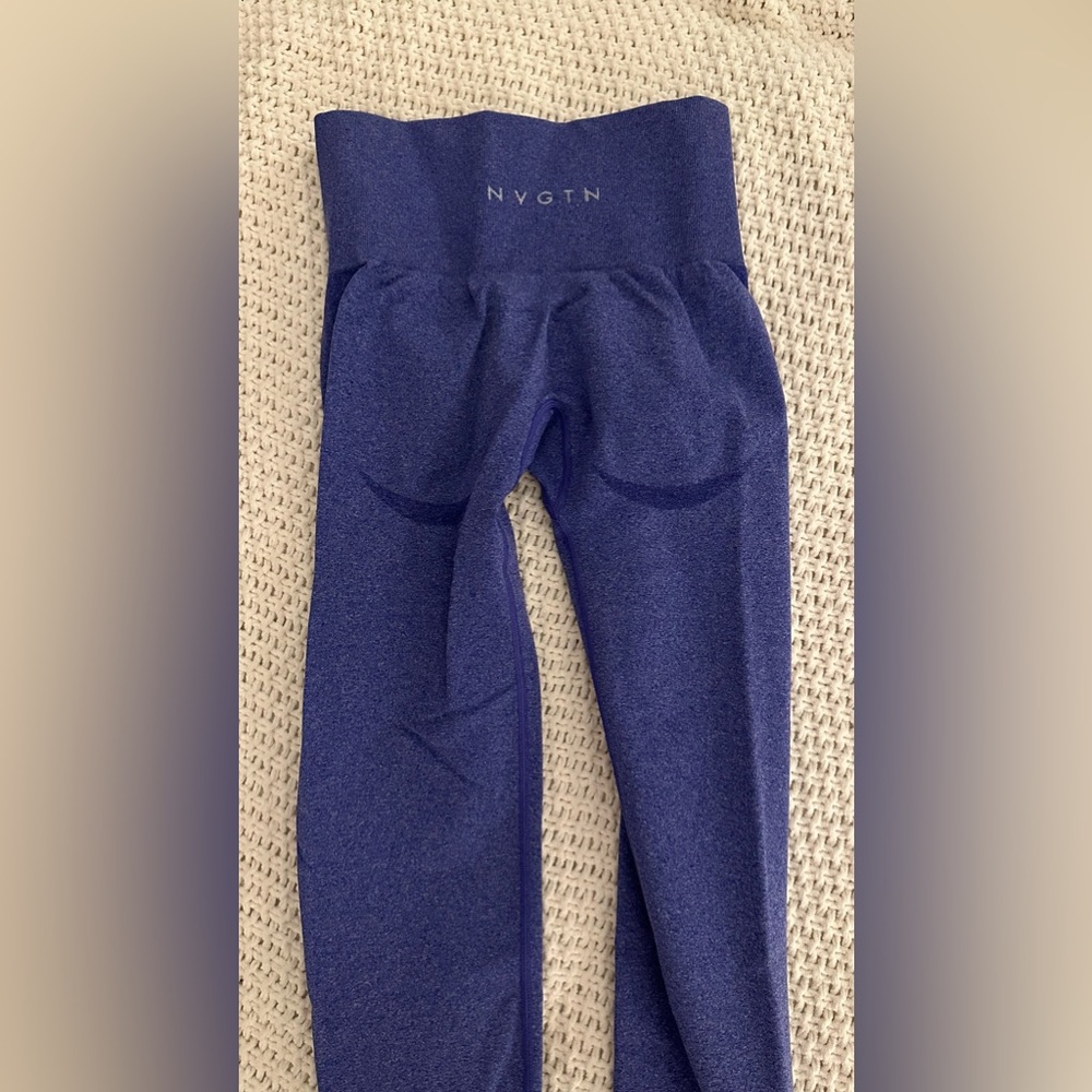NVGTN Electric Blue Contour Seamless Leggings